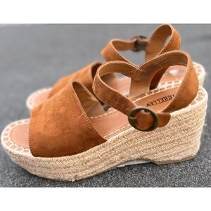 Seychelles Espadrilles Wedge Sandals 8.5